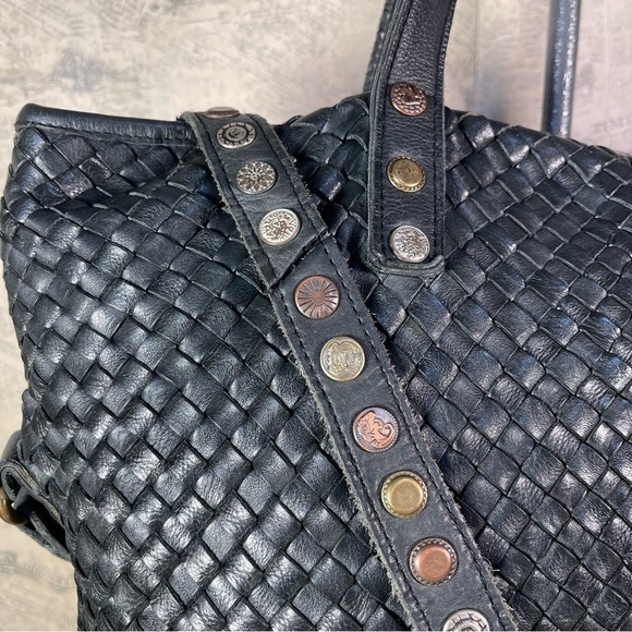 Viola Castellani Milano Woven Tote Shoulder Bag - Picture 3 of 13